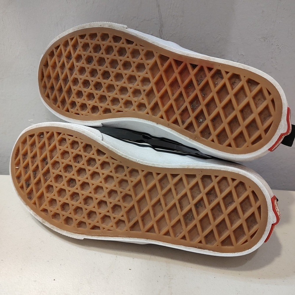 Vans Asher Slip-On Sneakers Kids Sz 13 Shoes Skulls & Snakes Youth Skater - Picture 5 of 11